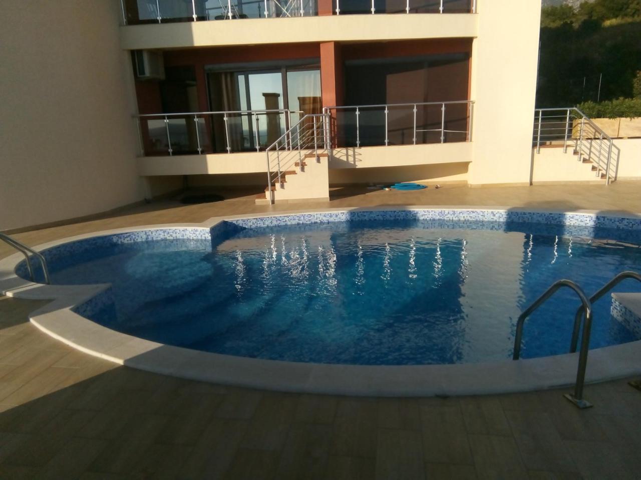 Apartment Sea Space 2 Dobra Voda Buitenkant foto